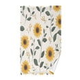 thumbnail image 1 of Yayeee 100% Cotton Hand Towels for Bathroom 16" x 28" Soft Absorbent Kitchen Towel, Sunflower Pattern, 1 of 7