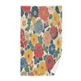 thumbnail image 1 of Yayeee 100% Cotton Hand Towels for Bathroom 16" x 28" Soft Absorbent Kitchen Towel, Vibrant Flowers Pattern, 1 of 7