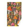 thumbnail image 1 of Yayeee 100% Cotton Hand Towels for Bathroom 16" x 28" Soft Absorbent Kitchen Towel, Vibrant Mushroom, 1 of 7