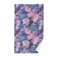 thumbnail image 1 of Yayeee 100% Cotton Hand Towels for Bathroom 16" x 28" Soft Absorbent Kitchen Towel, Watercolor Pink Marble Pattern, 1 of 7