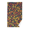 thumbnail image 1 of Yayeee 100% Cotton Hand Towels for Bathroom 16" x 28" Kitchen Towel, Yellow Floral, 1 of 7