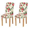 thumbnail image 1 of Yayeee 2 Pack Dining Chair Covers Stretch Parson Chairs Slipcovers Seat Protector, Apple Leaves Pattern, 1 of 6
