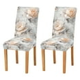 thumbnail image 1 of Yayeee 2 Pack Dining Chair Covers Stretch Parson Chairs Slipcovers Seat Protector, Beautiful Floral, 1 of 6