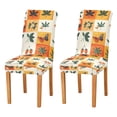 thumbnail image 1 of Yayeee 2 Pack Dining Chair Covers Stretch Parson Chairs Slipcovers Seat Protector, Cartoon Plants, 1 of 6