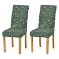 thumbnail image 1 of Yayeee 2 Pack Dining Chair Covers Stretch Parson Chairs Slipcovers Seat Protector, Christmas Forest, 1 of 6