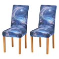 thumbnail image 1 of Yayeee 2 Pack Dining Chair Covers Stretch Parson Chairs Slipcovers Seat Protector, Crystal Ball, 1 of 6
