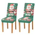 thumbnail image 1 of Yayeee 2 Pack Dining Chair Covers Stretch Parson Chairs Slipcovers Seat Protector, Cute Christmas Pattern, 1 of 6