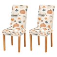 thumbnail image 1 of Yayeee 2 Pack Dining Chair Covers Stretch Parson Chairs Slipcovers Seat Protector, Fall Books, 1 of 6