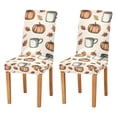 thumbnail image 1 of Yayeee 2 Pack Dining Chair Covers Stretch Parson Chairs Slipcovers Seat Protector, Fall Leaves, 1 of 6