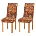 thumbnail image 1 of Yayeee 2 Pack Dining Chair Covers Stretch Parson Chairs Slipcovers Seat Protector, Fall Pattern, 1 of 6