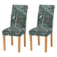thumbnail image 1 of Yayeee 2 Pack Dining Chair Covers Stretch Parson Chairs Slipcovers Seat Protector, Floral Forest Scene, 1 of 6