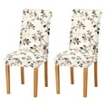 thumbnail image 1 of Yayeee 2 Pack Dining Chair Covers Stretch Parson Chairs Slipcovers Seat Protector, Floral Plaid, 1 of 6