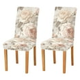 thumbnail image 1 of Yayeee 2 Pack Dining Chair Covers Stretch Parson Chairs Slipcovers Seat Protector, Lace and Floral, 1 of 6