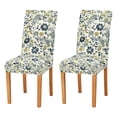 thumbnail image 1 of Yayeee 2 Pack Dining Chair Covers Stretch Parson Chairs Slipcovers Seat Protector, Light Floral, 1 of 6