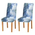 thumbnail image 1 of Yayeee 2 Pack Dining Chair Covers Stretch Parson Chairs Slipcovers Seat Protector, Plants and River, 1 of 6