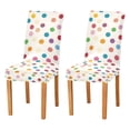 thumbnail image 1 of Yayeee 2 Pack Dining Chair Covers Stretch Parson Chairs Slipcovers Seat Protector, Polka Dot, 1 of 6