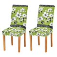thumbnail image 1 of Yayeee 2 Pack Dining Chair Covers Stretch Parson Chairs Slipcovers Seat Protector, Retro Floral, 1 of 6