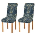 thumbnail image 1 of Yayeee 2 Pack Dining Chair Covers Stretch Parson Chairs Slipcovers Seat Protector, Shadowy Forest Pattern, 1 of 6
