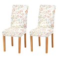 thumbnail image 1 of Yayeee 2 Pack Dining Chair Covers Stretch Parson Chairs Slipcovers Seat Protector, Small Floral Pattern, 1 of 6