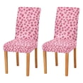 thumbnail image 1 of Yayeee 2 Pack Dining Chair Covers Stretch Parson Chairs Slipcovers Seat Protector, Strawberry Bliss, 1 of 6