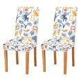 thumbnail image 1 of Yayeee 2 Pack Dining Chair Covers Stretch Parson Chairs Slipcovers Seat Protector, Tropical Jungle Vibes, 1 of 6