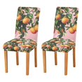 thumbnail image 1 of Yayeee 2 Pack Dining Chair Covers Stretch Parson Chairs Slipcovers Seat Protector, Vibrant Oranges, 1 of 6