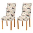 thumbnail image 1 of Yayeee 2 Pack Dining Chair Covers Stretch Parson Chairs Slipcovers Seat Protector, West Wild Pattern, 1 of 6
