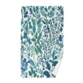 thumbnail image 1 of Yayeee 2 Pack Hand Towels for Bathroom 100% Cotton 16" x 28" Soft Absorbent Kitchen Towel, Beautiful Leaves Pattern, 1 of 7