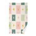 thumbnail image 1 of Yayeee 2 Pack Hand Towels for Bathroom 100% Cotton 16" x 28" Soft Absorbent Kitchen Towel, Beige Abstract, 1 of 7