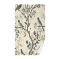 thumbnail image 1 of Yayeee 2 Pack Hand Towels for Bathroom 100% Cotton 16" x 28" Soft Absorbent Kitchen Towel, Beige Birds, 1 of 7