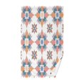 thumbnail image 1 of Yayeee 2 Pack Hand Towels for Bathroom 100% Cotton 16" x 28" Soft Absorbent Kitchen Towel, Blue Abstract Pattern, 1 of 7