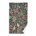 thumbnail image 1 of Yayeee 2 Pack Hand Towels for Bathroom 100% Cotton 16" x 28" Soft Absorbent Kitchen Towel, Christmas Bows, 1 of 7