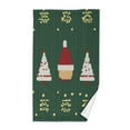thumbnail image 1 of Yayeee 2 Pack Hand Towels for Bathroom 100% Cotton 16" x 28" Kitchen Towel, Christmas Santa Hats, 1 of 7