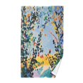 thumbnail image 1 of Yayeee 2 Pack Hand Towels for Bathroom 100% Cotton 16" x 28" Soft Absorbent Kitchen Towel, Colorful Leaves, 1 of 7
