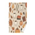 thumbnail image 1 of Yayeee 2 Pack Hand Towels for Bathroom 100% Cotton 16" x 28" Soft Absorbent Kitchen Towel, Fall Book, 1 of 7