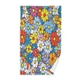 thumbnail image 1 of Yayeee 2 Pack Hand Towels for Bathroom 100% Cotton 16" x 28" Kitchen Towel, Floral Fiesta, 1 of 7