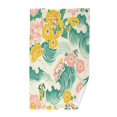 thumbnail image 1 of Yayeee 2 Pack Hand Towels for Bathroom 100% Cotton 16" x 28" Soft Absorbent Kitchen Towel, Floral Wave, 1 of 7