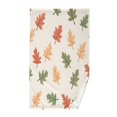 thumbnail image 1 of Yayeee 2 Pack Hand Towels for Bathroom 100% Cotton 16" x 28" Soft Absorbent Kitchen Towel, Green Autumn Leaves, 1 of 7