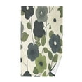 thumbnail image 1 of Yayeee 2 Pack Hand Towels for Bathroom 100% Cotton 16" x 28" Kitchen Towel, Navy Flower, 1 of 7