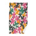 thumbnail image 1 of Yayeee 2 Pack Hand Towels for Bathroom 100% Cotton 16" x 28" Soft Absorbent Kitchen Towel, Pink Floral Blooms, 1 of 7