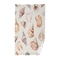 thumbnail image 1 of Yayeee 2 Pack Hand Towels for Bathroom 100% Cotton 16" x 28" Soft Absorbent Kitchen Towel, Red Watercolor Seashells, 1 of 7