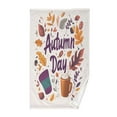 thumbnail image 1 of Yayeee 2 Pack Hand Towels for Bathroom 100% Cotton 16" x 28" Kitchen Towel, Warm Autumn Day, 1 of 7