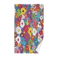 thumbnail image 1 of Yayeee 2 Pack Hand Towels for Bathroom 100% Cotton 16" x 28" Kitchen Towel, Whimsical Floral, 1 of 7