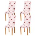thumbnail image 1 of Yayeee 4 Pack Dining Chair Covers Stretch Parson Chairs Slipcovers Seat Protector, Abstract Elephant Pattern, 1 of 6