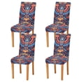 thumbnail image 1 of Yayeee 4 Pack Dining Chair Covers Stretch Parson Chairs Slipcovers Seat Protector, Blue Abstract Eagle, 1 of 6