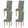 thumbnail image 1 of Yayeee 4 Pack Dining Chair Covers Stretch Parson Chairs Slipcovers Seat Protector, Christmas Candy Cane, 1 of 6