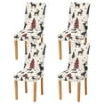 thumbnail image 1 of Yayeee 4 Pack Dining Chair Covers Stretch Parson Chairs Slipcovers Seat Protector, Christmas Plaid Forest, 1 of 6