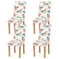 thumbnail image 1 of Yayeee 4 Pack Dining Chair Covers Stretch Parson Chairs Slipcovers Seat Protector, Colorful Butterflies, 1 of 6