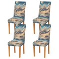 thumbnail image 1 of Yayeee 4 Pack Dining Chair Covers Stretch Parson Chairs Slipcovers Seat Protector, Floating Whale, 1 of 6
