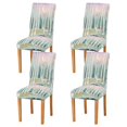thumbnail image 1 of Yayeee 4 Pack Dining Chair Covers Stretch Parson Chairs Slipcovers Seat Protector, Green Deer, 1 of 6